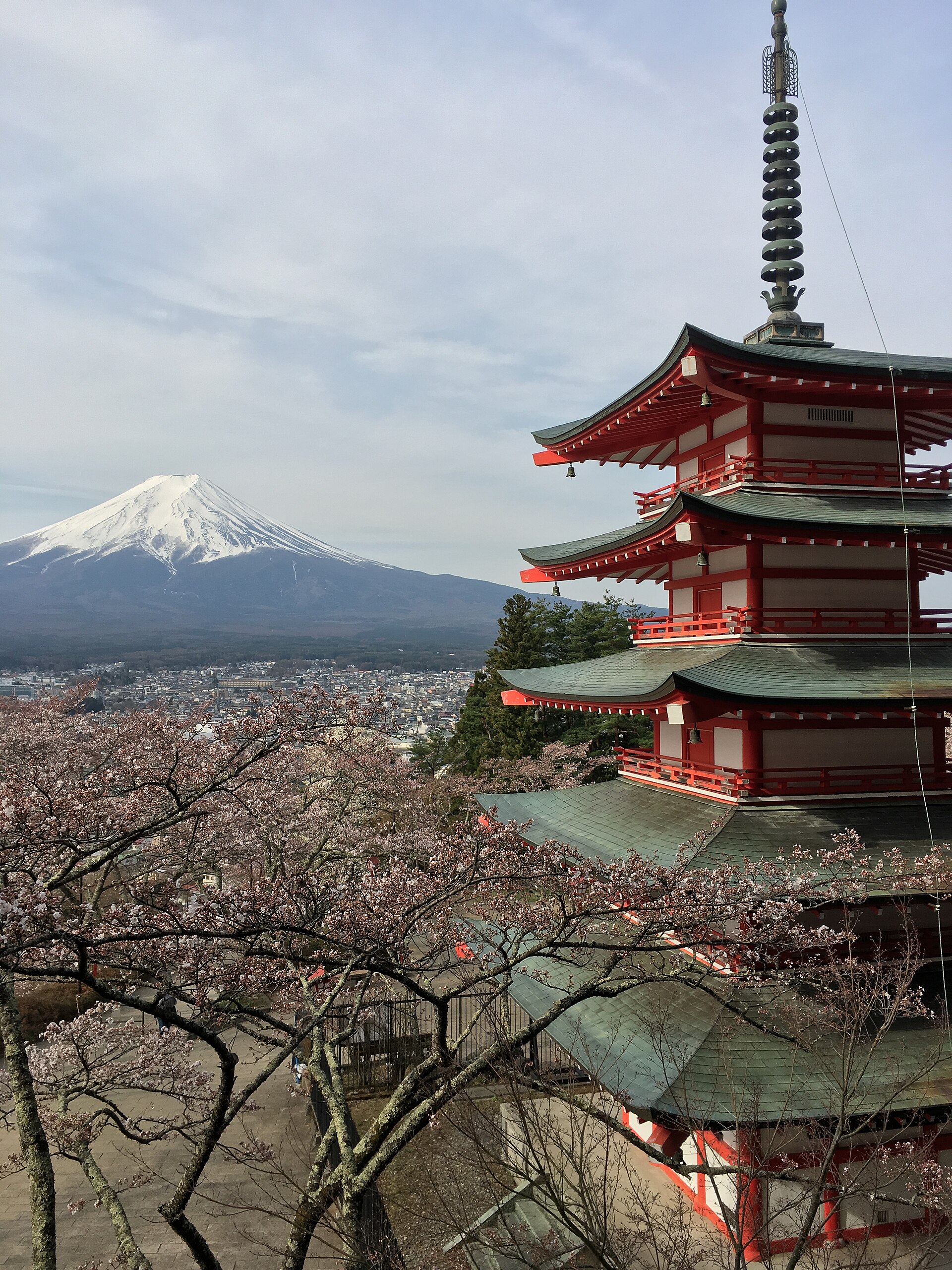 新仓山浅间公园 · 五重塔与富士山 配图 1