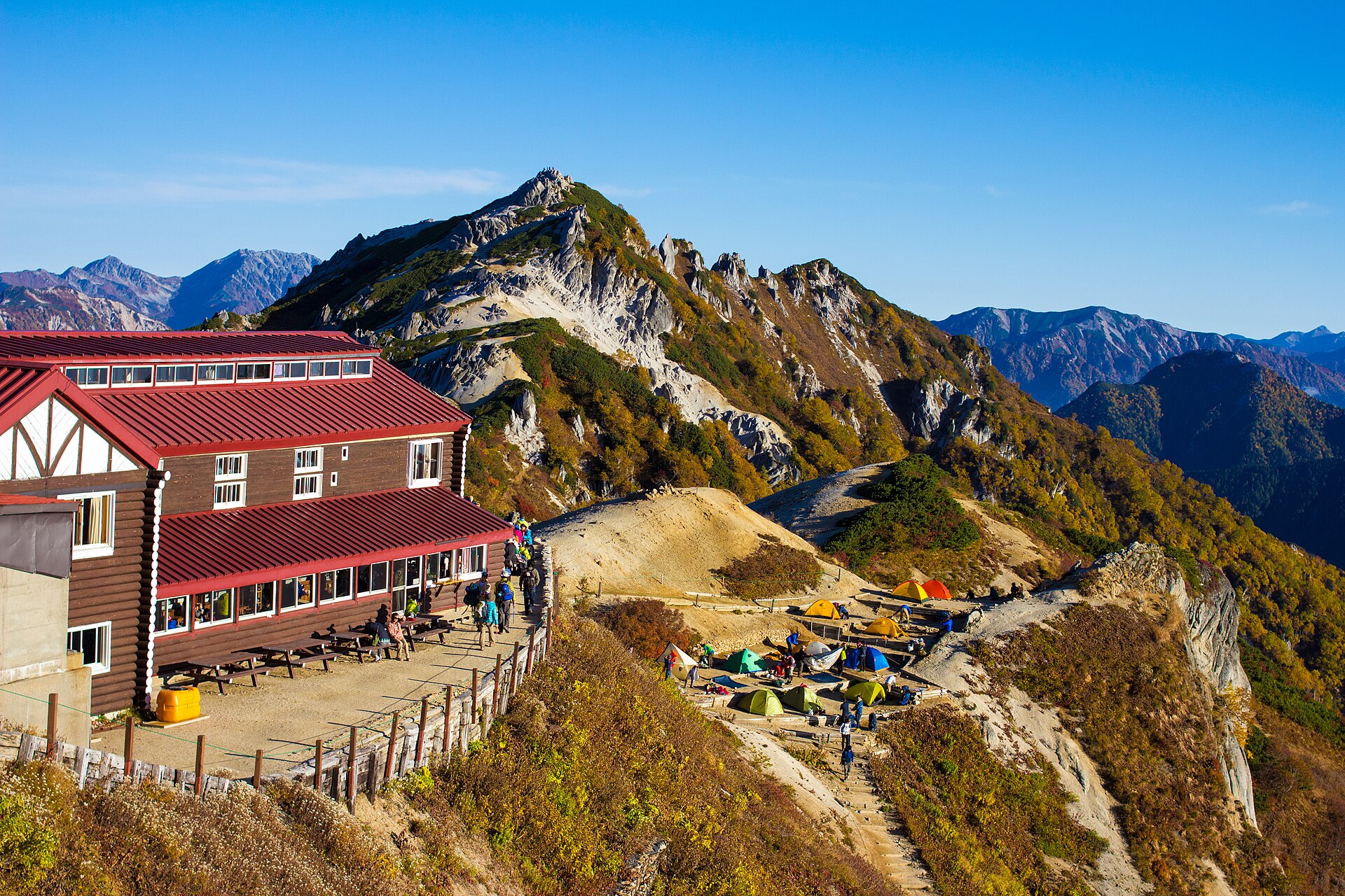 燕岳 · 合战尾根上燕山庄 配图 2