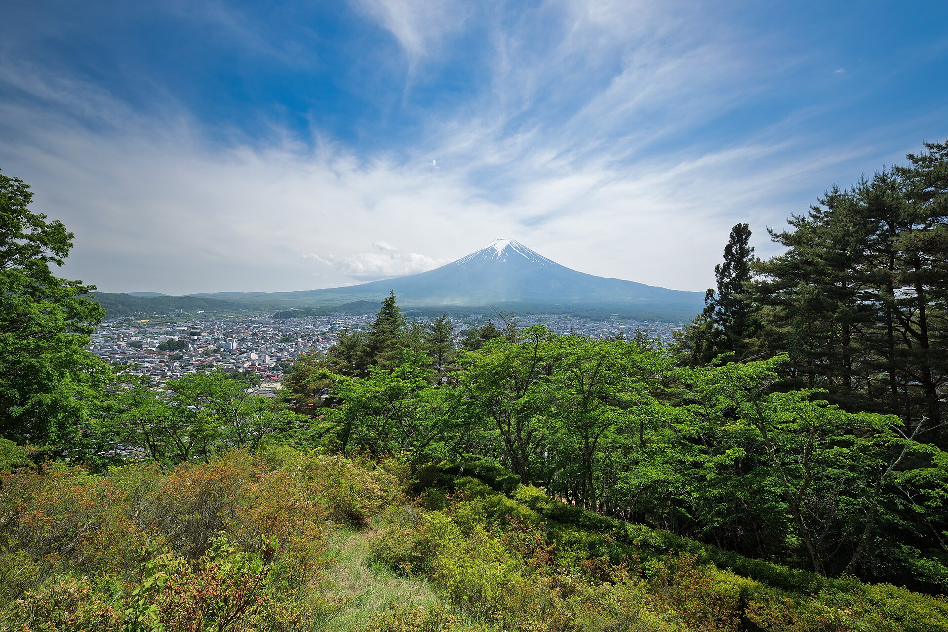 富士吉田本町通 · 街道尽头的富士山 配图 5